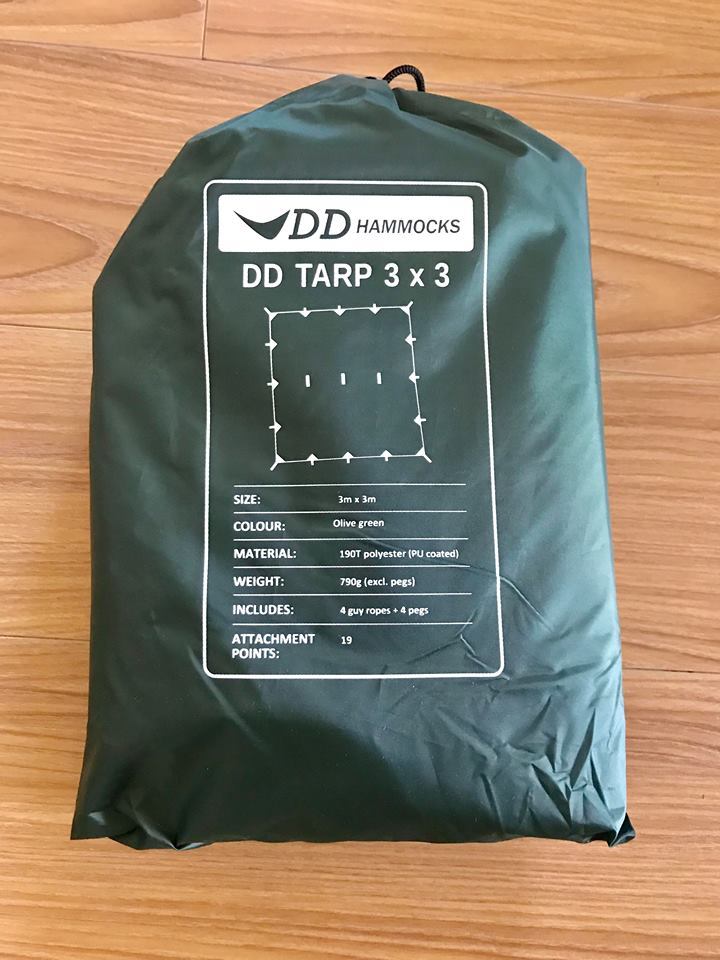 新品【DD Tarp 3x3 オリーブグリーン 】DDタープ DD Hammocks製 【公式