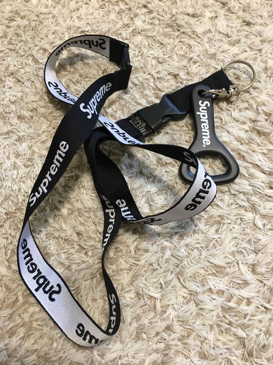新品 14SS Supreme ランヤードLanyard ボトルオープナー無し
