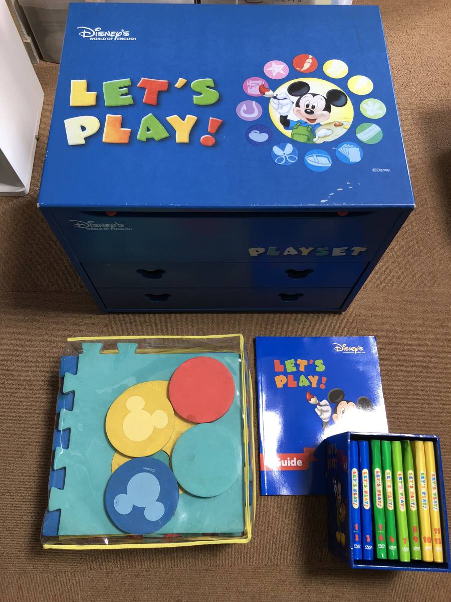 □DWE ディズニー英語システム レッツプレイ DVD＆プレイセット