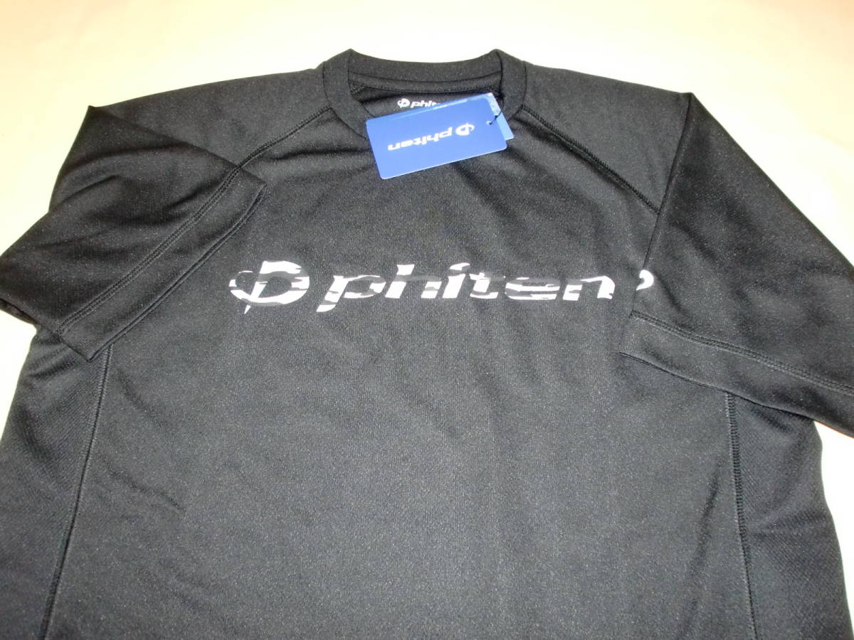 ファイテン Phiten 半袖 ファイテンレアTシャツ Tシャツ ブラック 