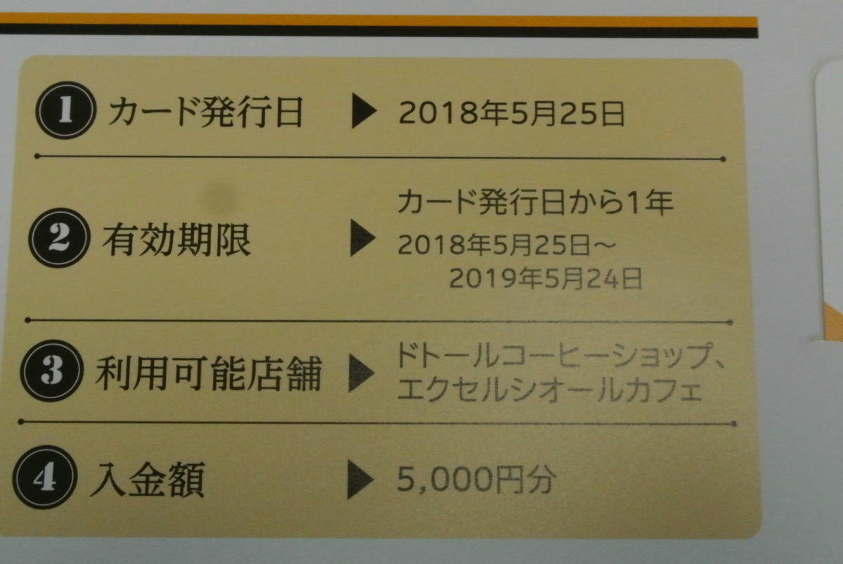 最新即決!ドトール　株主優待カード　10000円分　2019.5.24迄　エクセルシオール　日レス　DOUTOR ドトールコーヒー株主優待カード（1000円分）1枚 ～26年5月の購入 ドトール・日レスホールディングス(3087)の到着した株主優待 0 (株)ドトール・日レスホールディングス 3087)ドトール・日レスHD株主優待お得な使い方・おすすめ店舗