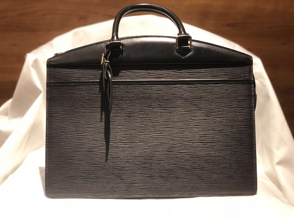 ルイヴィトンエピ LV ルイヴィトン ハンドバッグ エピ リヴィエラ 黒 