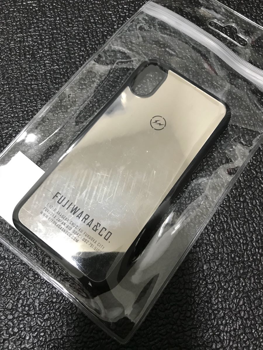 FUJIWARA＆CO. iphoneX用ケース kiyonaga&co. ×藤原ヒロシ fragment  