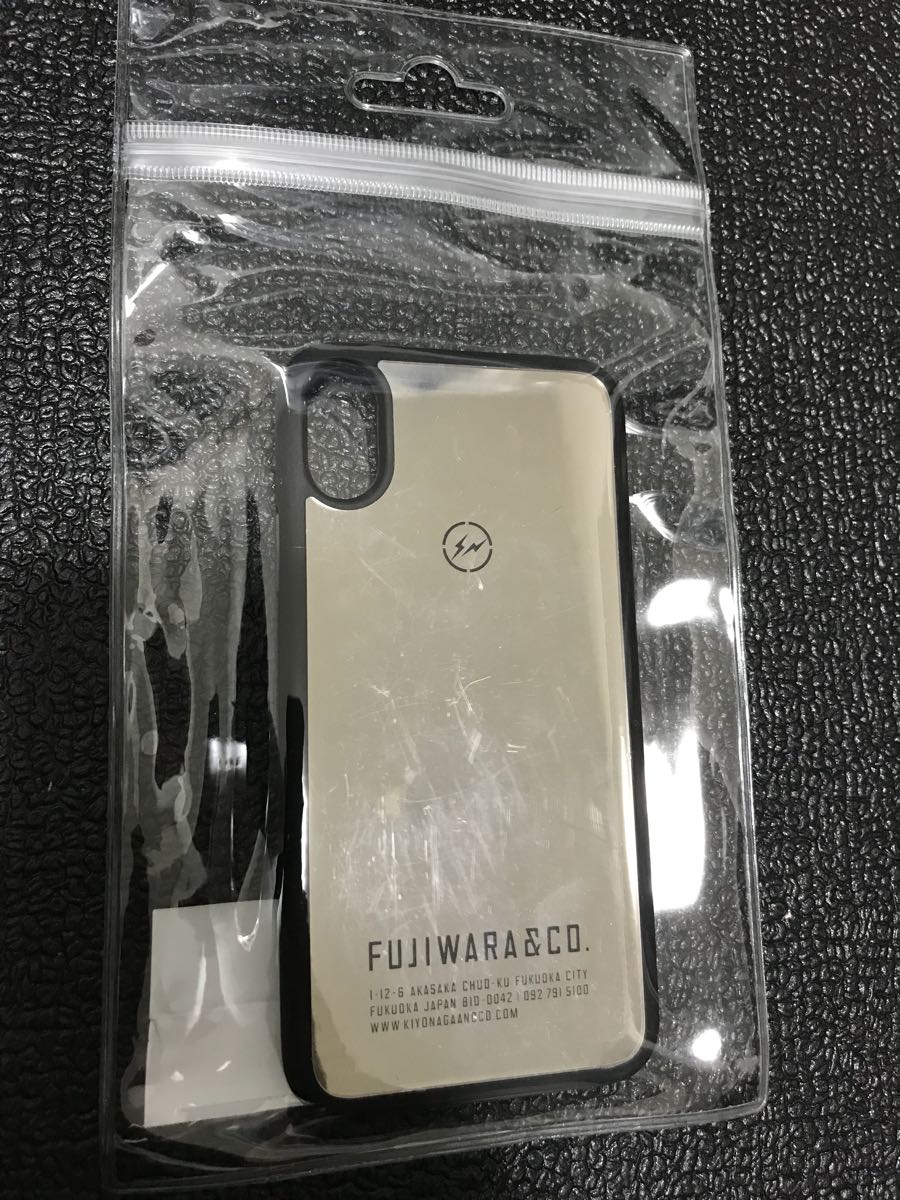 FUJIWARA＆CO. iphoneX用ケース kiyonaga&co. ×藤原ヒロシ fragment  