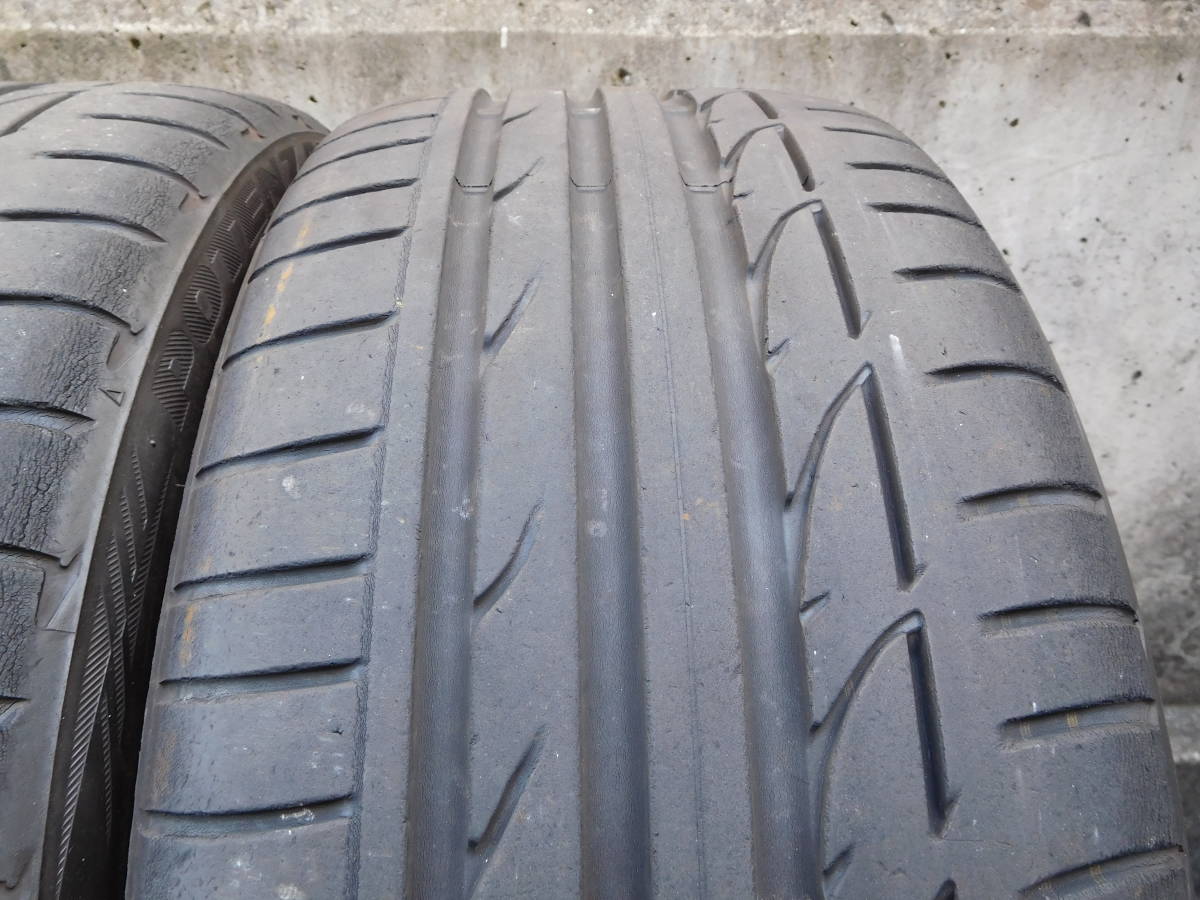 溝あり!! ブリジストン ポテンザS001　225/40R18　2本セット　売り切りです!!