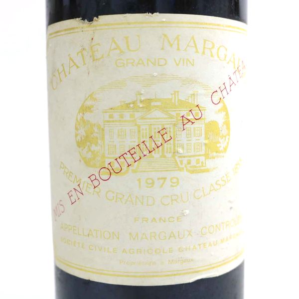 ☆CHATEAU MARGAUX（シャトー・ マルゴー）1979 G8E0748 1979年ワイン