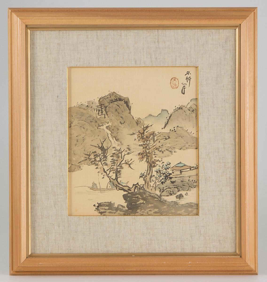 真作月岡雪斎⁄高砂図⁄江戸後期⁄正月掛⁄人物図⁄掛軸⁄名家 鑑定 愛知画家