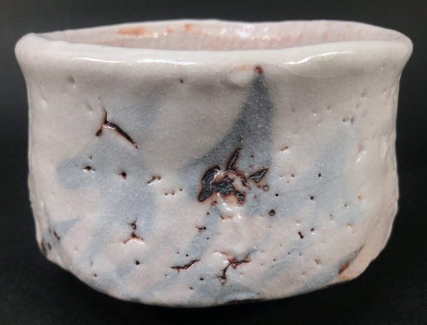 宝】岐阜の名工・大人気・美和隆治(作)志野茶碗 共箱付。未使用品