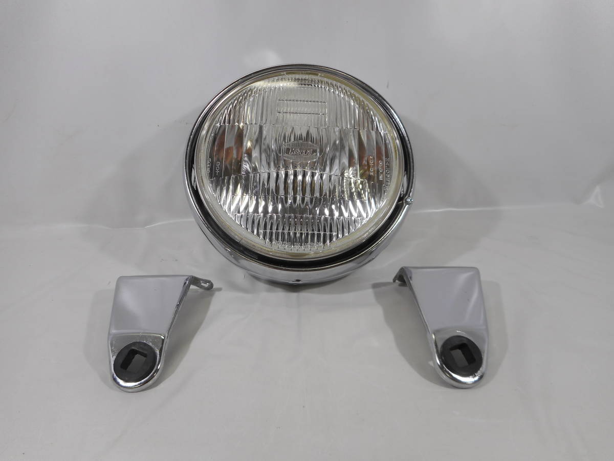 ヤマハ純正 ヘッドライト YHA-121 SAE M 72 SR400用 中古品 ステー付き