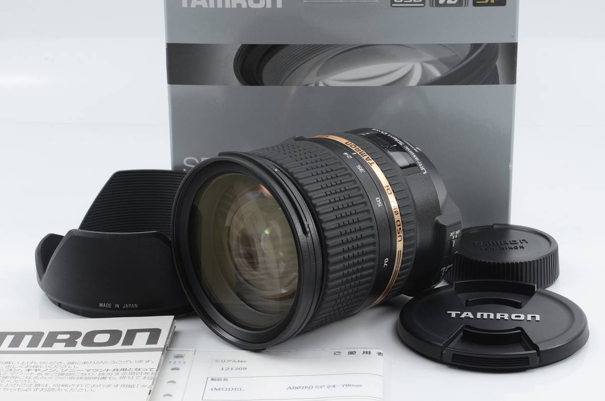 美品》TAMRON SP 24-70mm F2.8 Di VC USD/Model A007E(キヤノンEF