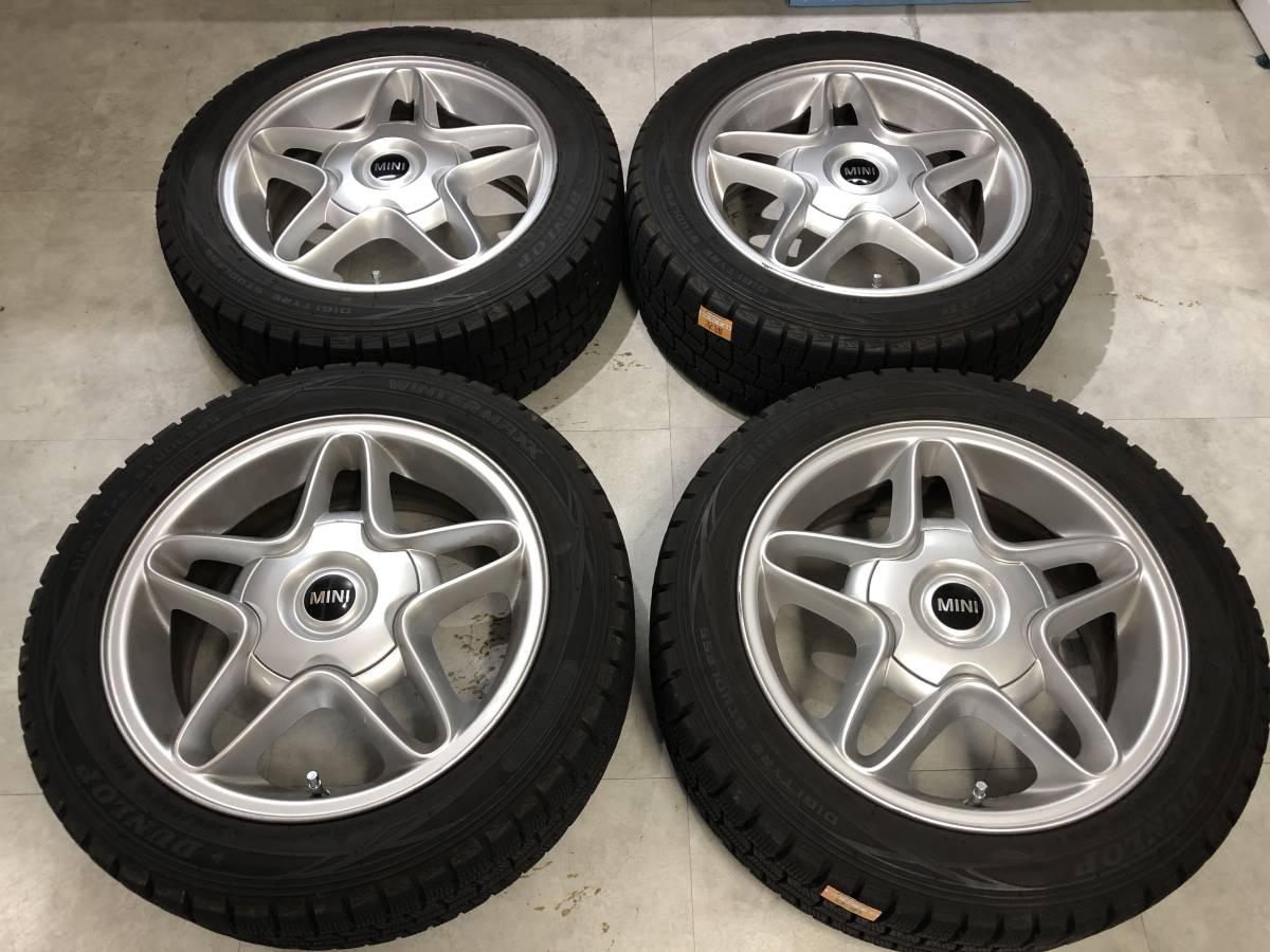 MINI 純正ホイール ・スタッドレスタイヤ4本セット ミニ純正ループ 
