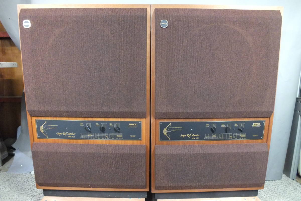 ☆札幌 手渡可 TANNOY◇タンノイ スピーカーペア SRM15x Super Red