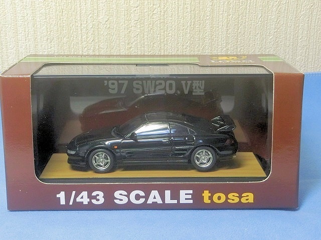 【tosa】1/43 トヨタ MR2 GT-S SW20 Ⅴ型 1997 黒tosa1/43トヨタ