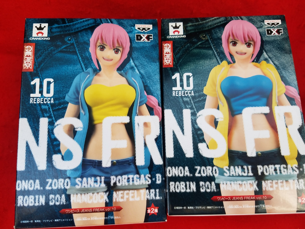 ワンピース JEANS FREAK 10　レベッカ　全２種セット【送料500円~】ジーンズフリーク vol.10 DXFフィギュア