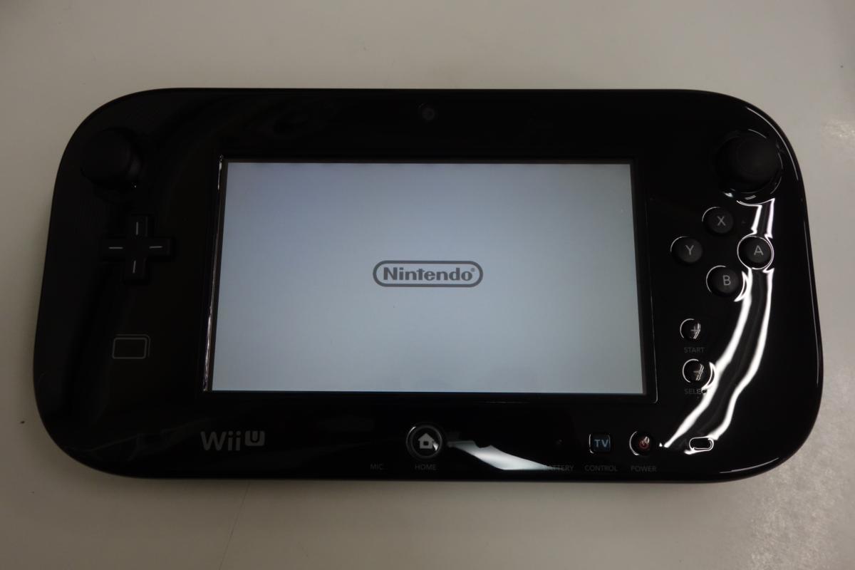 G834 ▽任天堂 Wii U Game Pad ゲームパッド 黒 動作確認済 おもちゃ