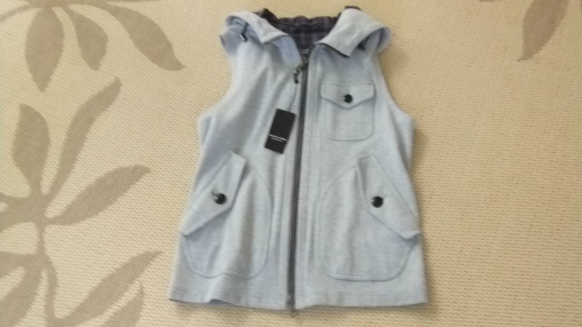 ☆ BURBERRY BLACK LABEL 高級品 袖なし フード付き ジャケット M 