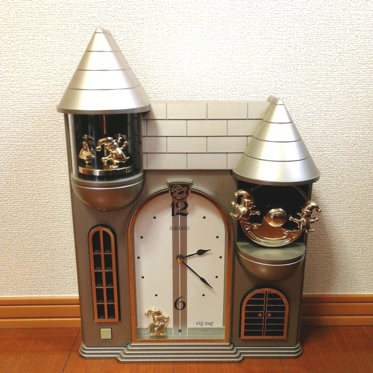 ジャンク品] 壁掛け時計 振り子 ゼンマイ式 SEIKOSHA 精工舎