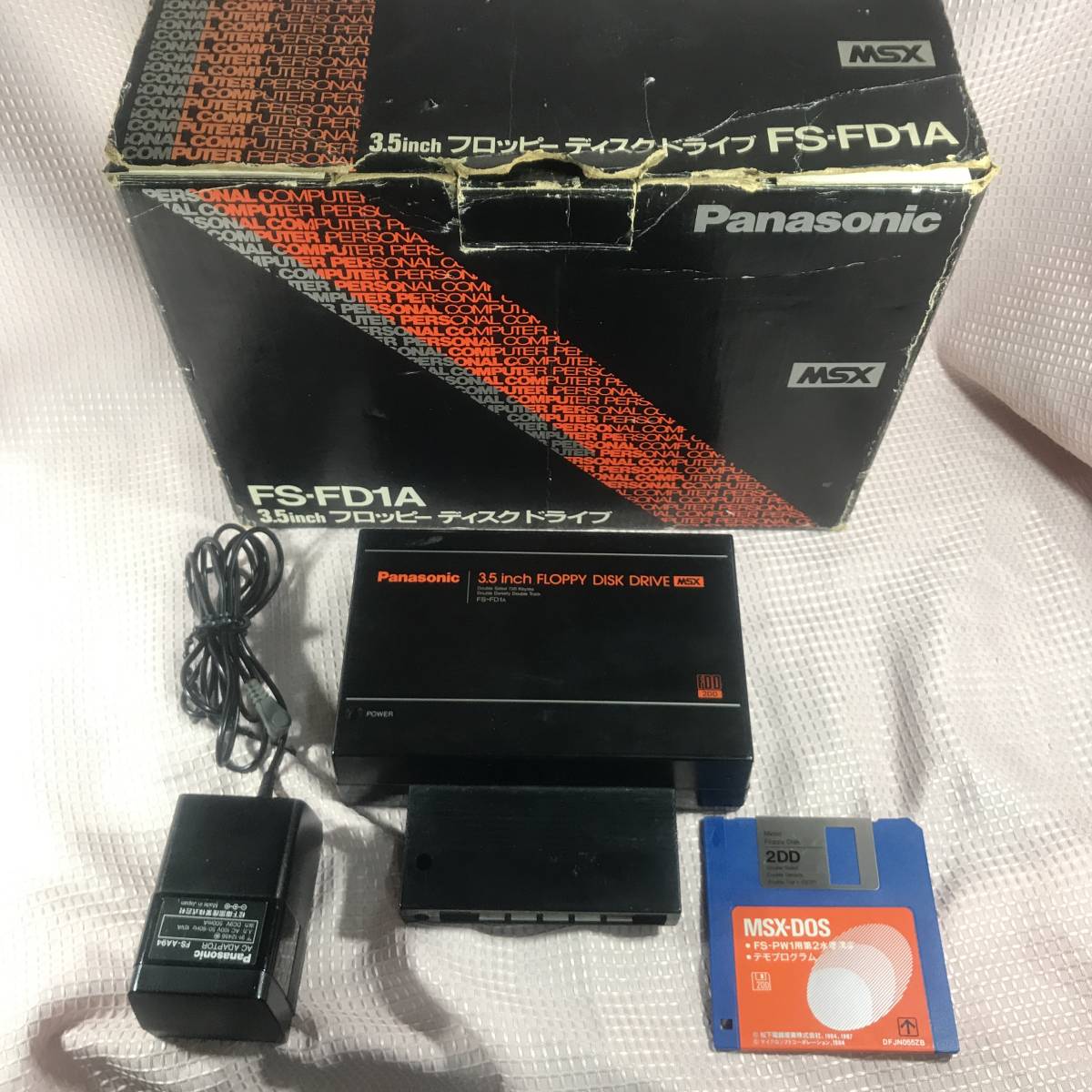 MSX 3.5インチフロッピーディスクドライブ FS-FD1A 通電確認済