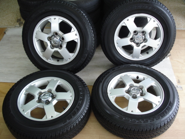 ◎175/80R15 BS DUELER H/T 683 中古 4本 バリ山 13年 三菱