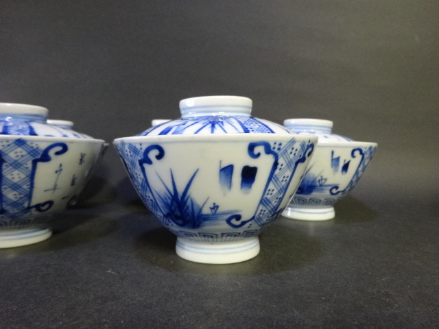 蓋碗 古美術 時代品 茶道具 骨董品 美術品 英A1096 時代 ss 草花文