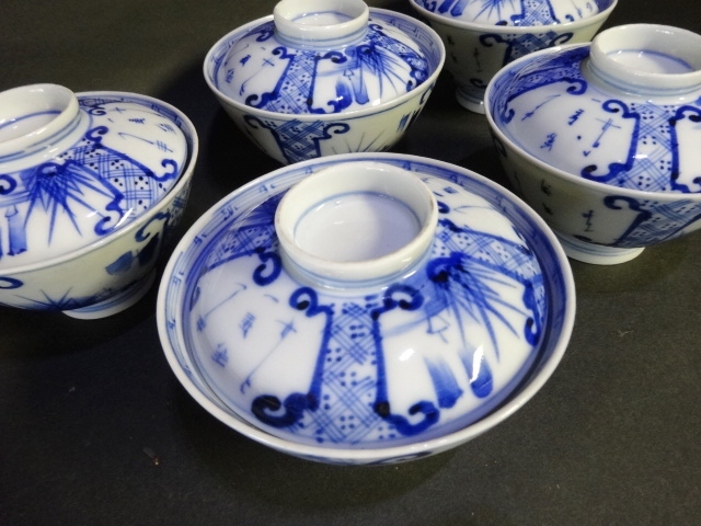 蓋碗 古美術 時代品 茶道具 骨董品 美術品 英A1096 時代 ss 草花文