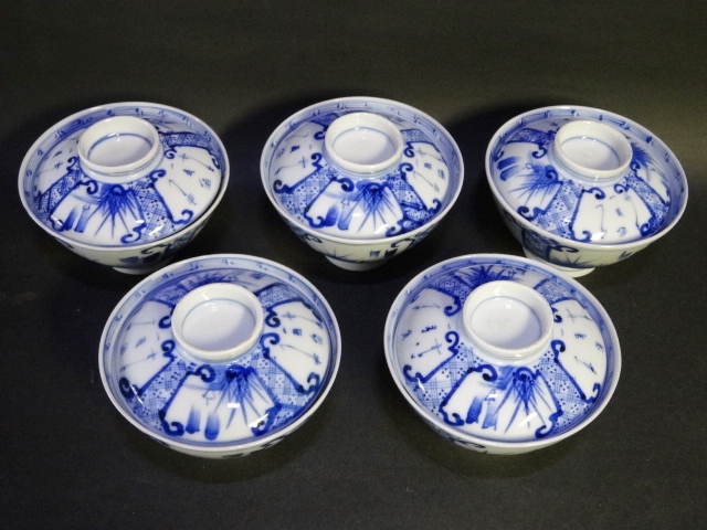 蓋碗 古美術 時代品 茶道具 骨董品 美術品 英A1096 時代 ss 草花文