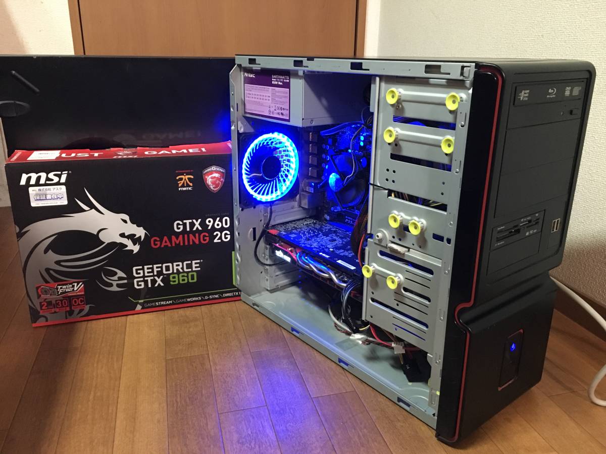 ゲーミングPC i7 gtx960搭載 ゲーミングPC/core i7/500GB/GTX960/MS