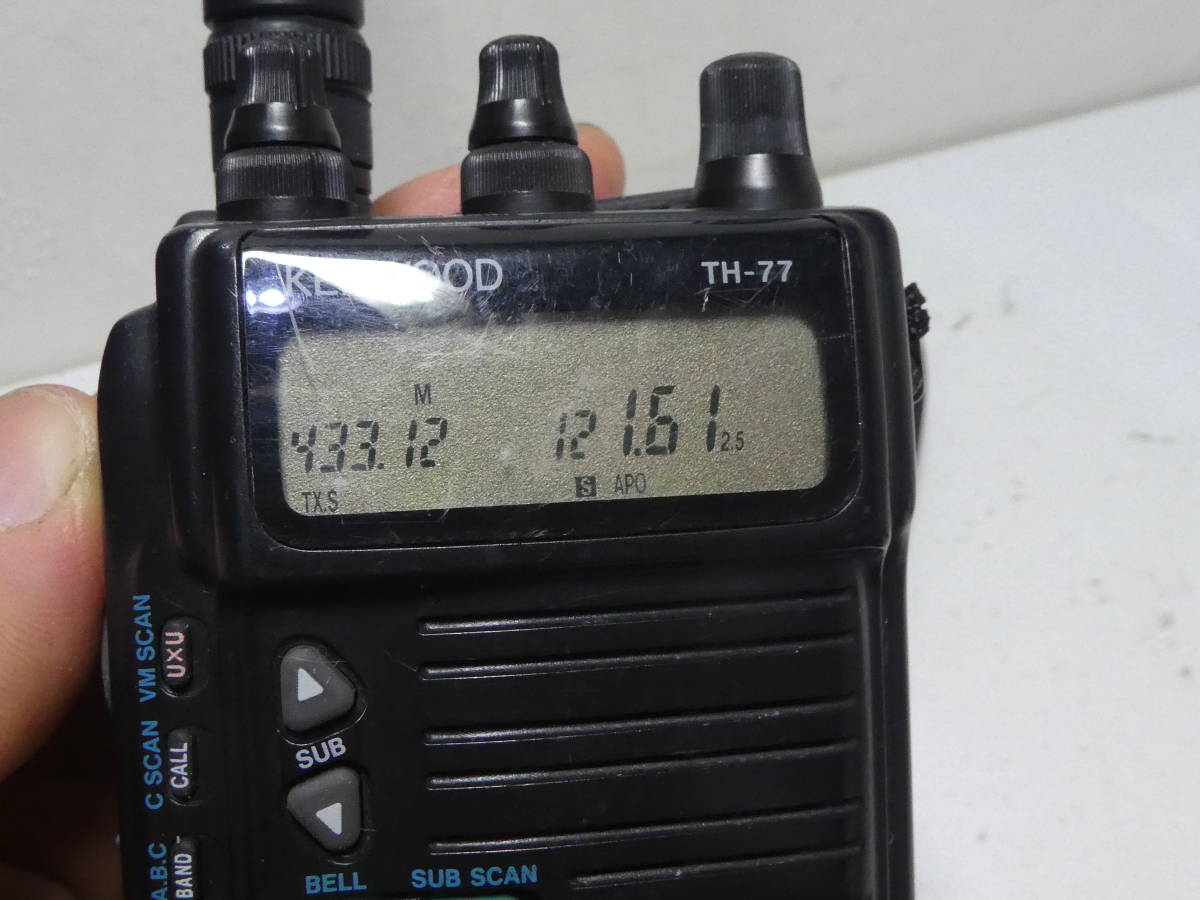 Kenwood TH-77 144/430MHz ハンディ機 【公式通販】