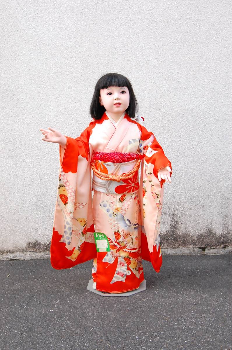 昭和レトロ 希少品 子供 約97cm 昭和初期 七五三 和装 彩光マネキン製