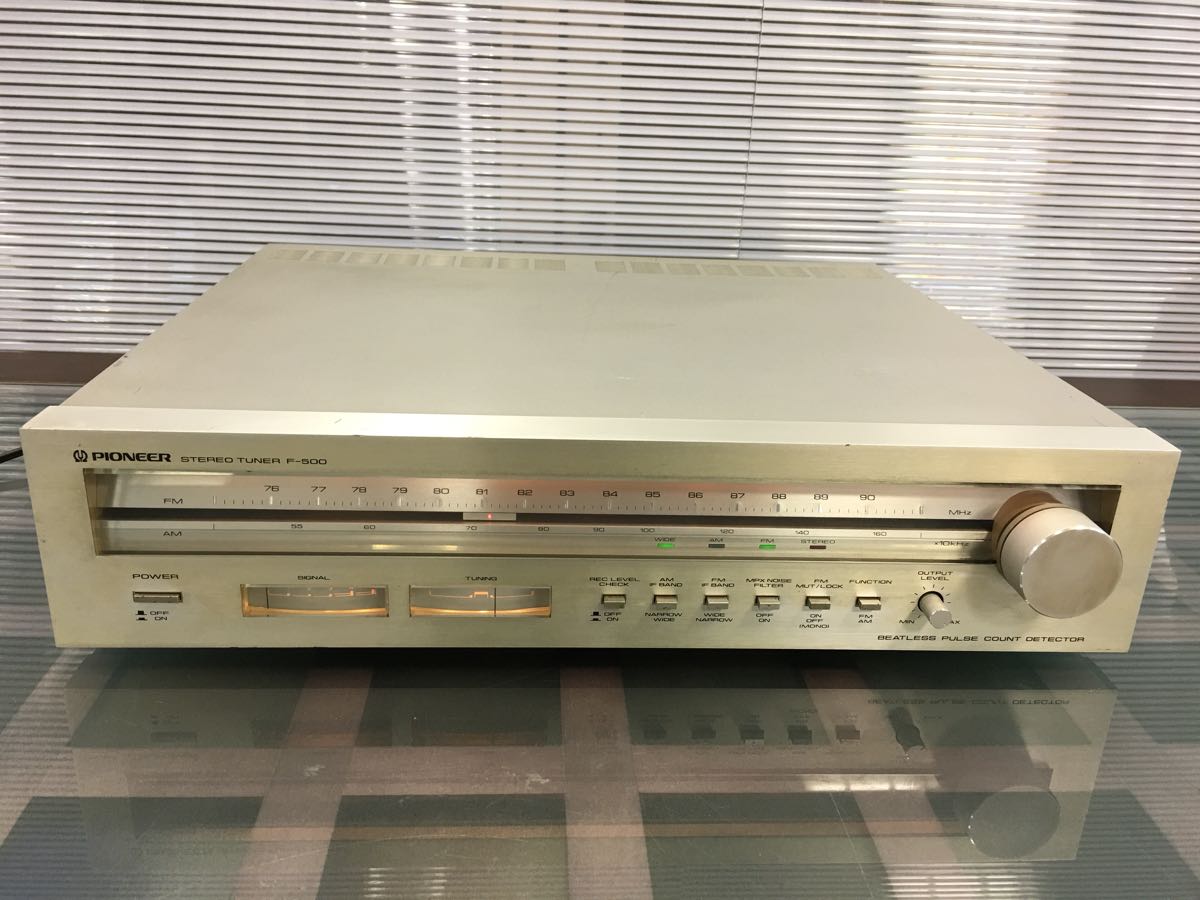 F-500 PIONEER : Pioneer パイオニア - FM⁄AMチューナー 家電＆カメラ