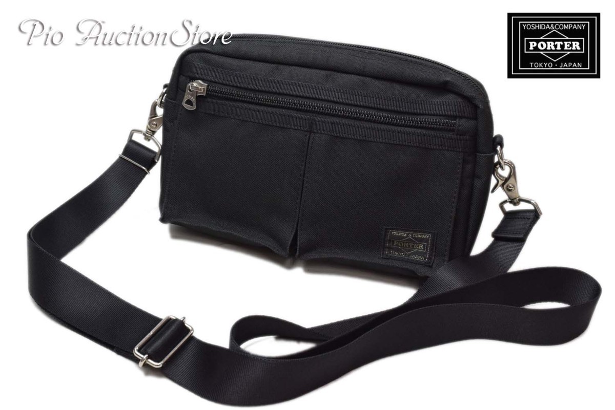 U273/ポーター PORTER 2WAY ショルダーバッグ 黒 吉田カバン、ヘッド 