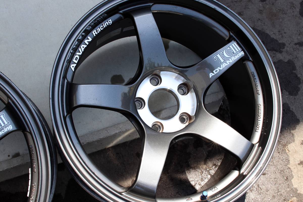 □ADVAN TC3□ディープコンケイブ！希少GT-Rサイズ！□18×9j 114.3