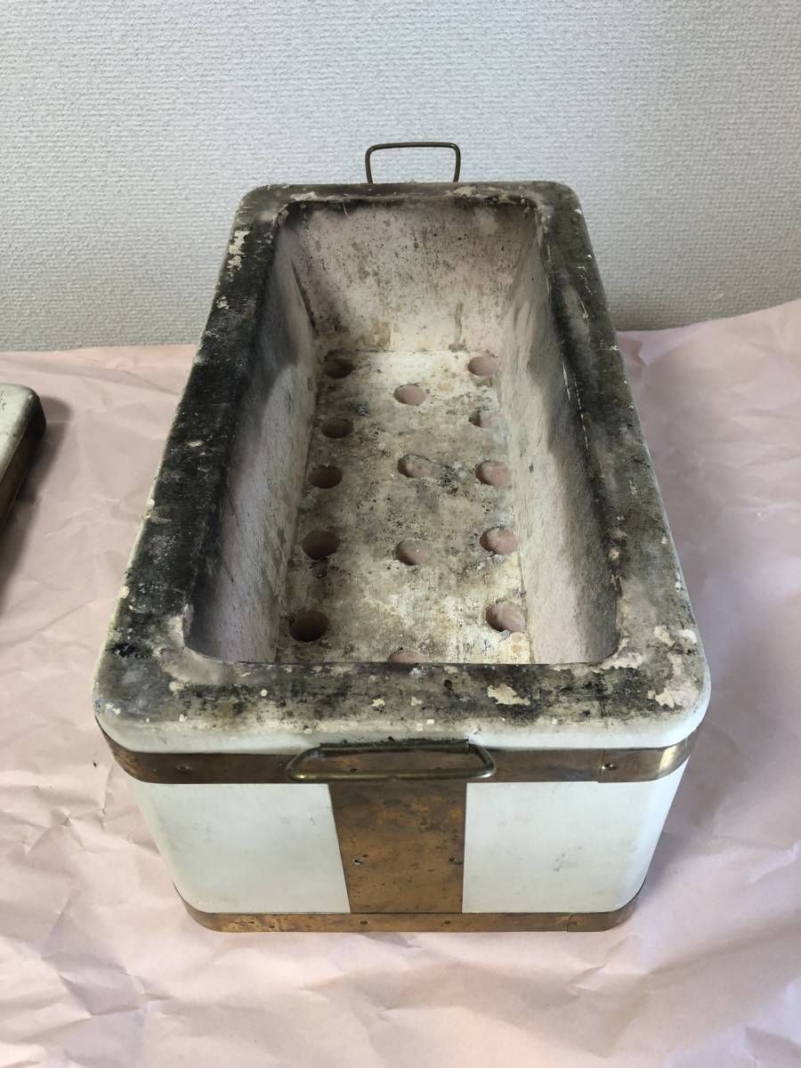 七輪本舗】国産 天然珪藻土 切り出し 角型 しちりん 奥能登 天然珪藻土