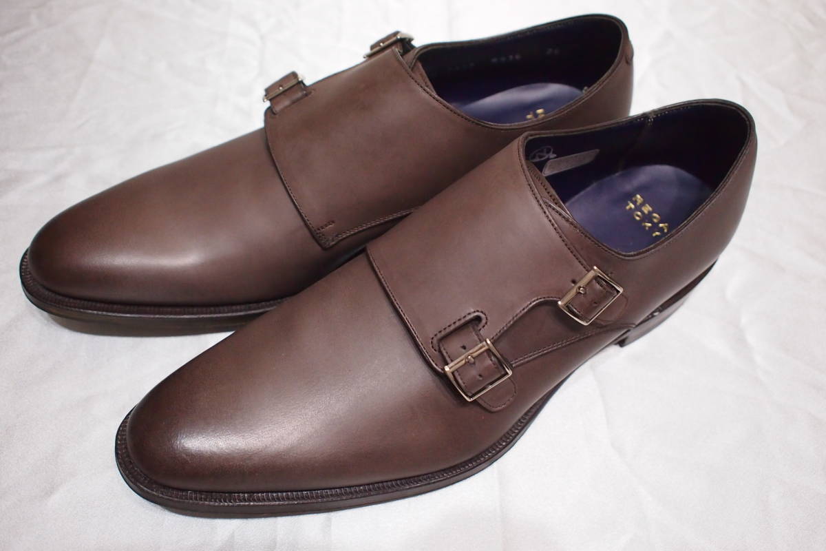 REGAL 【新品】REGAL TOKYO 日本製 本革 モンクストラップ ブラウン