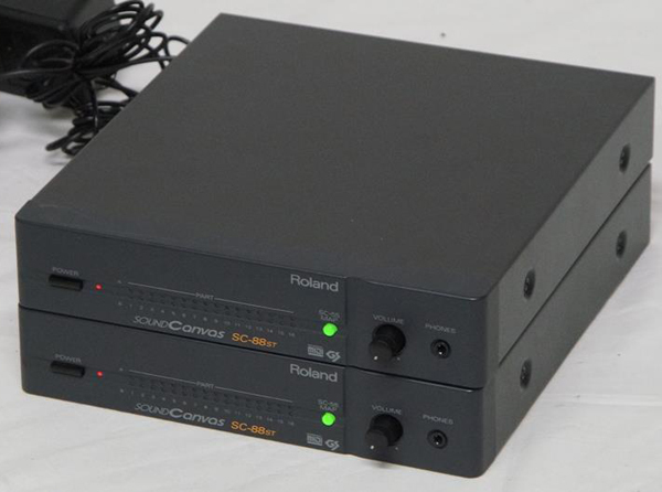 ■Roland 音源モジュール SOUND Canvas SC-88ST 2台セット