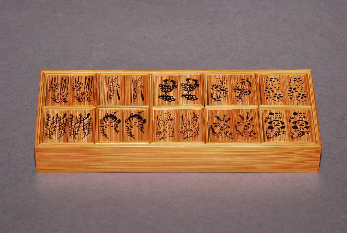 Y4-1203 ◇茶道具 香道具 十種香札 ( 白竹製 ) 香用具◇ ◇茶道具 香