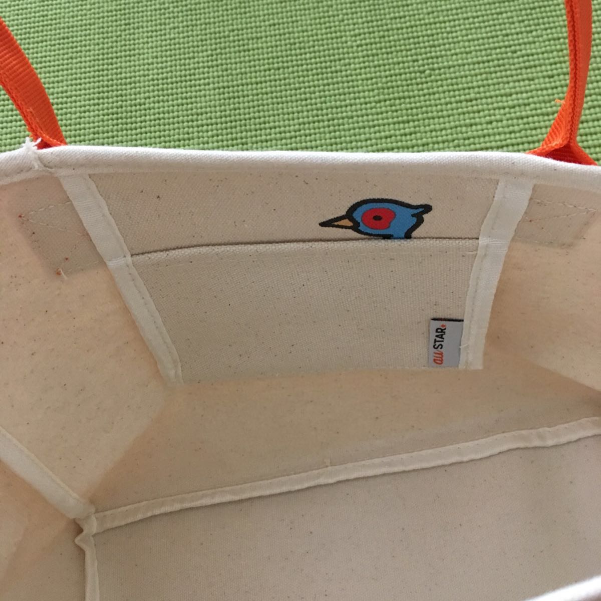 【非売品＊未使用】桃ちゃんトートバッグ auSTAR 三太郎 レアグッズ au_6