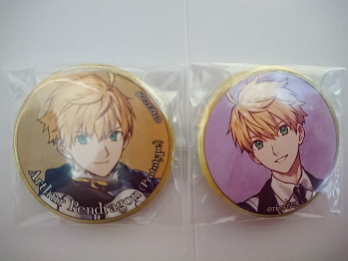 Fate/Grand Order FGO 霊基召喚缶バッジ アーサー プロトセイバー 通常