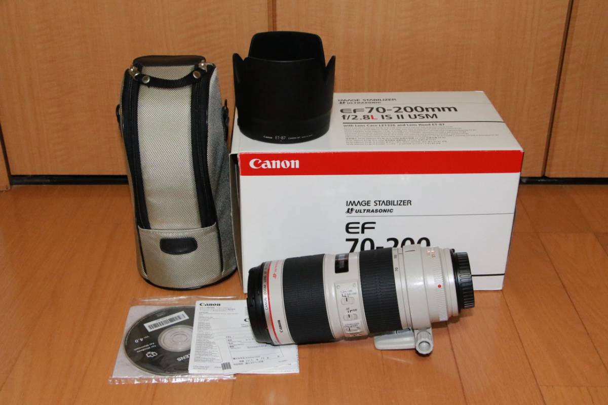 豊富な，安い Canon キヤノン EF70-200mm F2.8L IS II USM おまけつき(キヤノン)｜売買されたオークション情報、yahooの商品情報をアーカイブ公開 - オークファン キヤノン