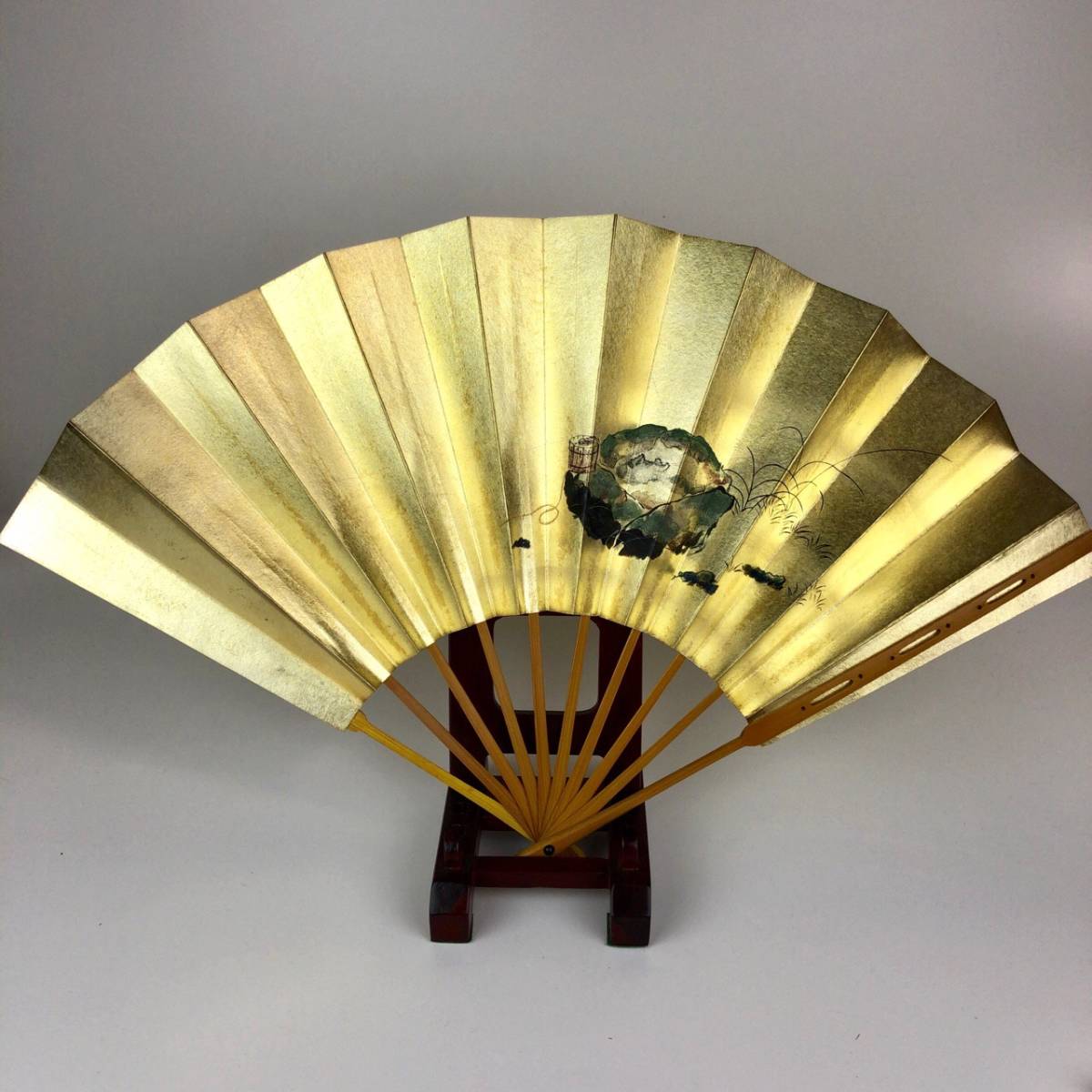 京都十松屋 福井芳敏 御舞扇 扇子 2点 箱袋無 a11(扇子)｜売買された