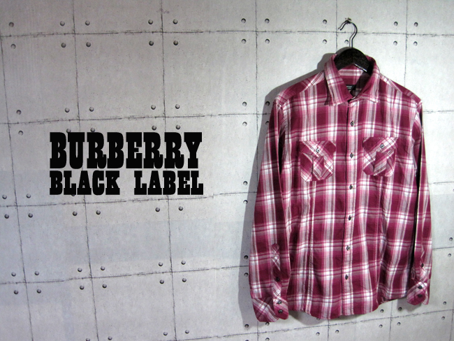 美品バーバリーブラックレーベル（BURBERRY BLACK LABEL）非売品 BLACK LABEL バーバリーブラックレーベル BURBERRY 美品 バーバリー
