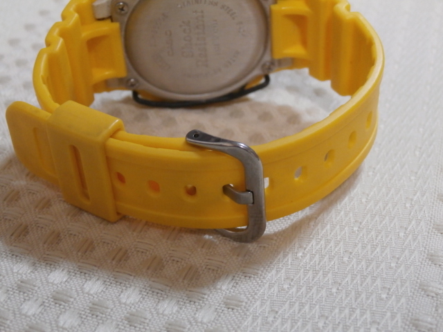 ★ CASIO カシオ G-SHOCK DW-5600E イエロー Gショック スピードモデル 黄色 稼働品★N233