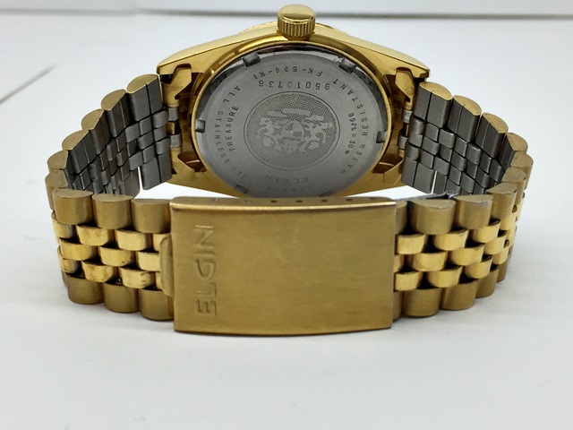 ジャンク メイプルリーフ金貨 コイン 1/10OZ 腕時計 氷 エルジン