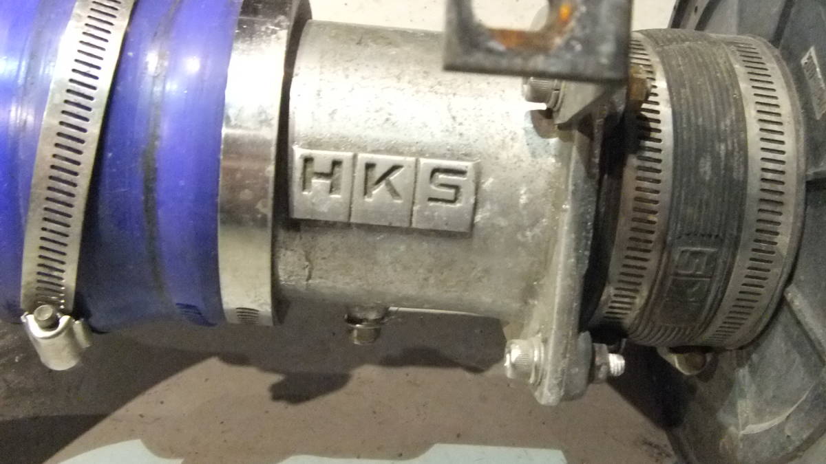 S14　シルビア　APEX製スーパーサクションパイプ+HKSレーシングサクションパイプ+HKSエアクリーナー　T518Z改に使用　