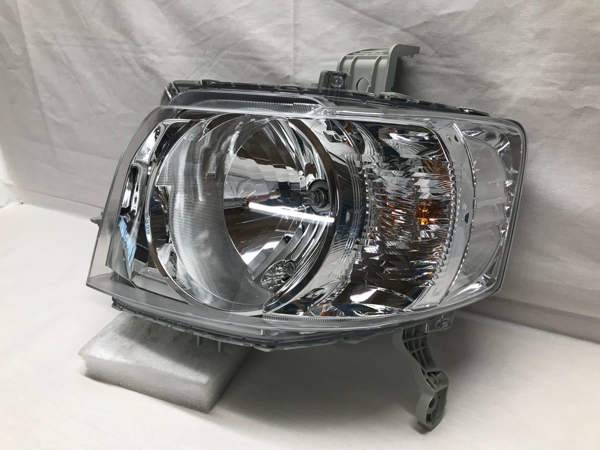 【良品】N BOX JF1 後期 純正 左右 ヘッドライト ハロゲン STANLEY P9911 j21