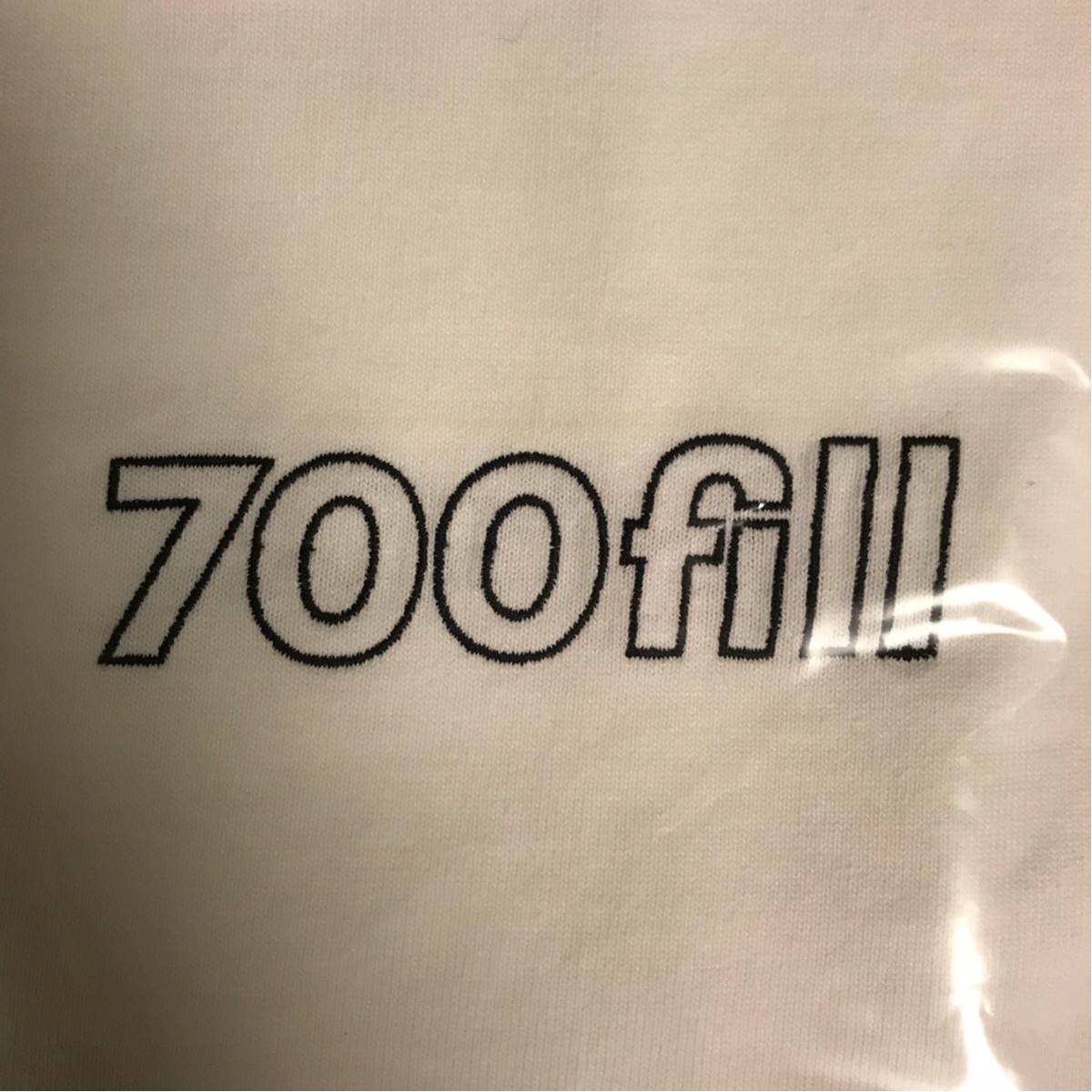 700FILL Small Payment Logo Short Tee 700 FILL Small Payment Logo Pocket Tee  L Add Your 700fill small logo T white L