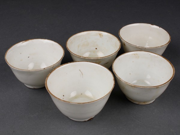 美術 陶器 茶碗 人物画中国清時代 UJ10S0 中国美術 清朝 清時代 景徳鎮