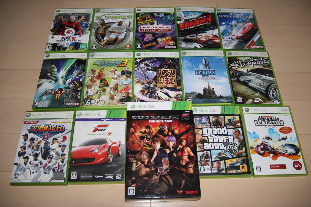 xbox360 本体 + ソフト15本 xbox360 【公式通販】