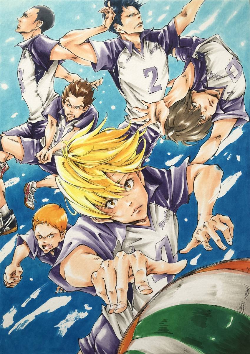 バレーボール部 オリジナル 手書き イラスト 手描きイラスト 売買されたオークション情報 Yahooの商品情報をアーカイブ公開 オークファン Aucfan Com