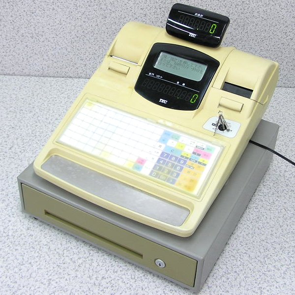 鍵説明書付き TEC レジ FS-660 動作品 - メルカリ